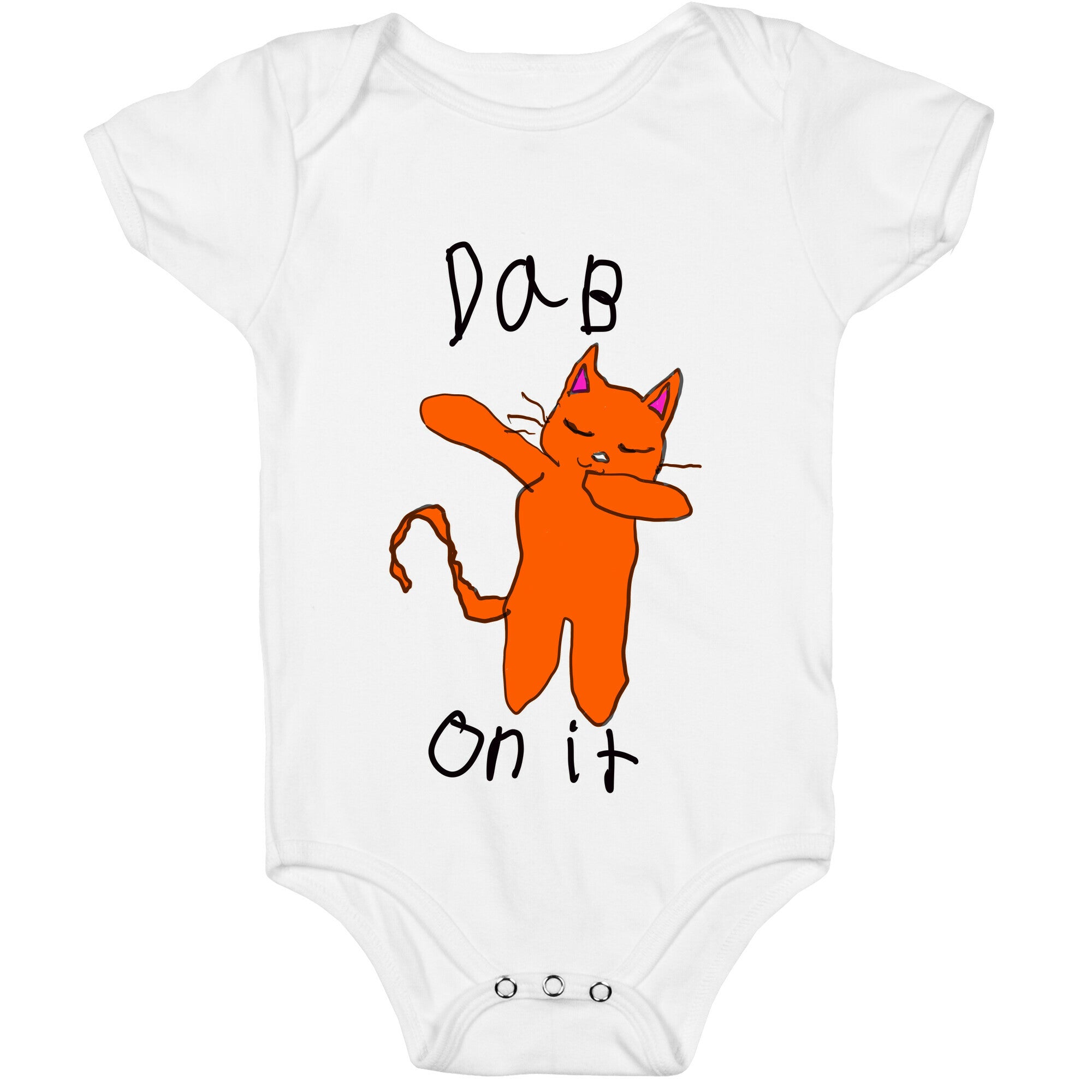 Dab on It (Cat) Baby One Piece